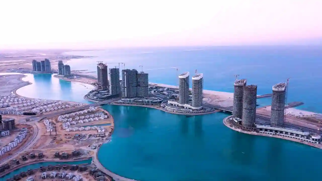 New Alamein towers