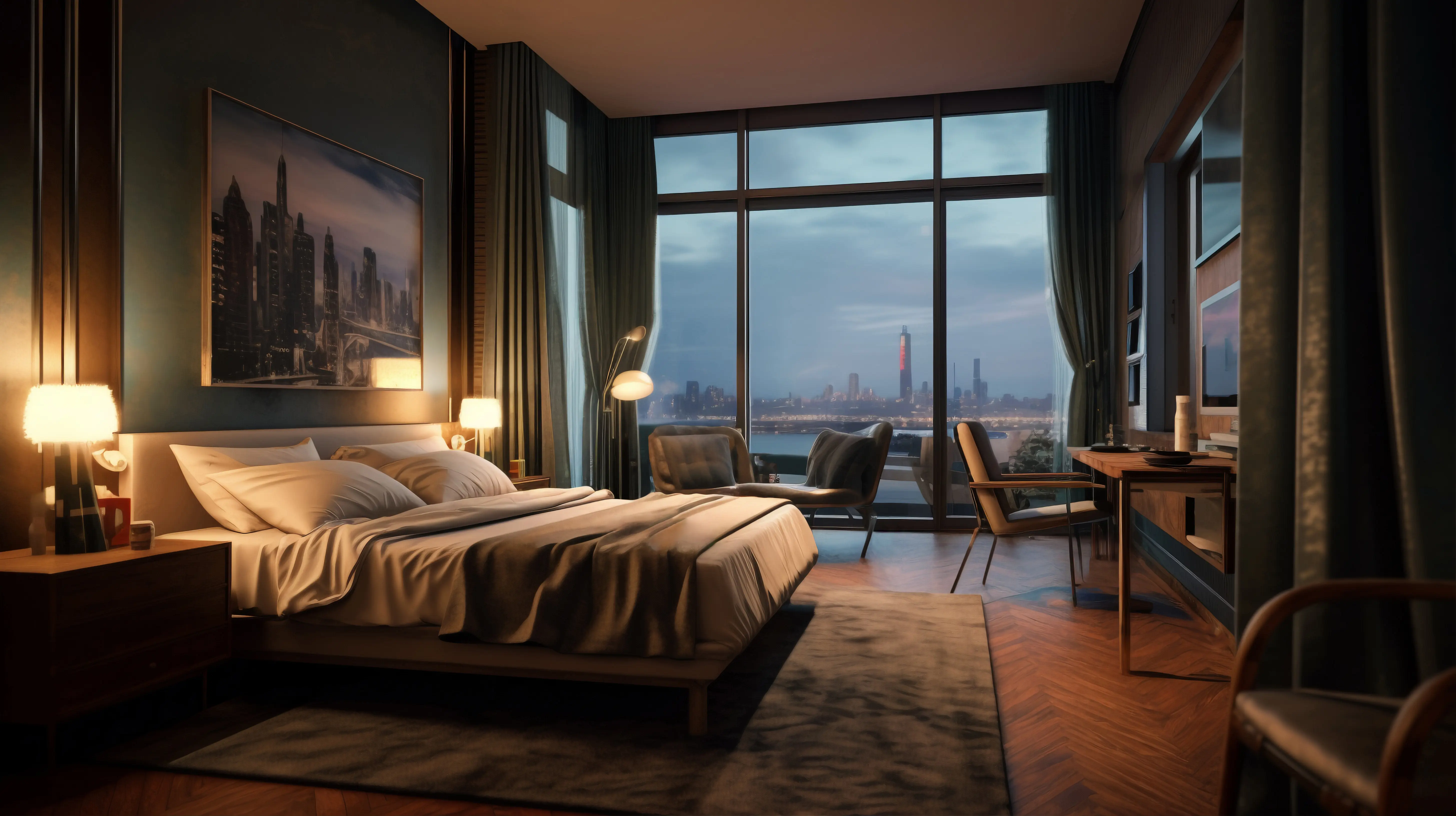 Comfortable hotel apartments